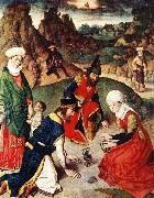 Dieric Bouts The Gathering of the Manna oil painting
